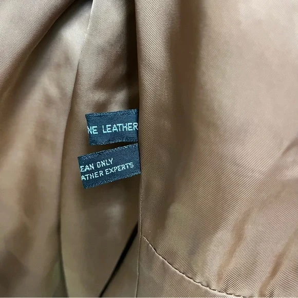 Vintage Wilsons Leather Cognac 1970's Jacket - Picture 8 of 11